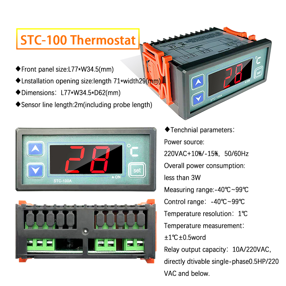 STC-100A temperature calibration refrigerator temperature controller